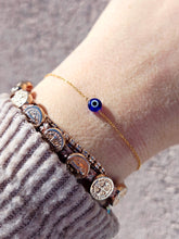 Load image into Gallery viewer, Dawn's Dainty Evil Eye Bracelet