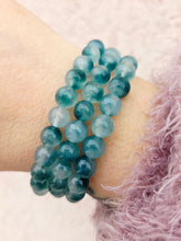 Load image into Gallery viewer, Teal White Jade "Harmony" Stacker - TJazelle