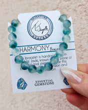 Load image into Gallery viewer, Teal White Jade "Harmony" Stacker - TJazelle
