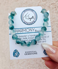 Load image into Gallery viewer, Teal White Jade "Harmony" Stacker - TJazelle