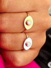 Load image into Gallery viewer, Evil Eye Guardian Ring - Lotus Jewelry