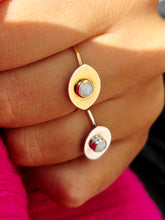 Load image into Gallery viewer, Evil Eye Guardian Ring - Lotus Jewelry