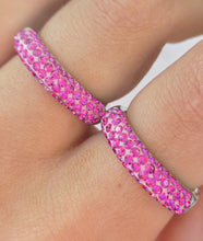 Load image into Gallery viewer, Pink Crystal Ring - Sterling Silver