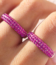 Load image into Gallery viewer, Pink Crystal Ring - Sterling Silver
