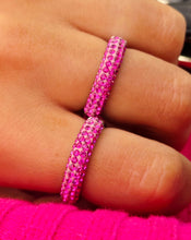 Load image into Gallery viewer, Pink Crystal Ring - Sterling Silver