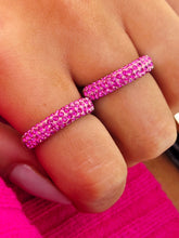 Load image into Gallery viewer, Pink Crystal Ring - Sterling Silver