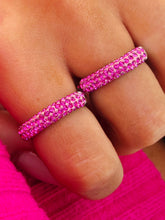 Load image into Gallery viewer, Pink Crystal Ring - Sterling Silver