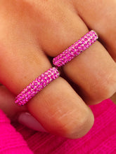Load image into Gallery viewer, Pink Crystal Ring - Sterling Silver