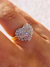 Load image into Gallery viewer, Chocolate Diamond Heart Ring - 14K Yellow Gold - 1 Carat