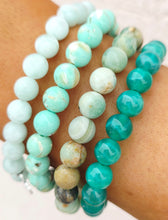 Load image into Gallery viewer, "Fortune" Green Fire Agate Stacker - TJazelle