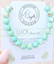 Load image into Gallery viewer, "Luck" Green Shell Stacker - TJazelle