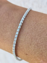Load image into Gallery viewer, Ice Chain Bracelet - 14K White Gold