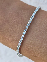 Load image into Gallery viewer, Ice Chain Bracelet - 14K White Gold