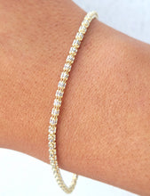Load image into Gallery viewer, Fancy Ice Chain Bracelet - 14K Yellow Gold