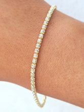 Load image into Gallery viewer, Fancy Ice Chain Bracelet - 14K Yellow Gold
