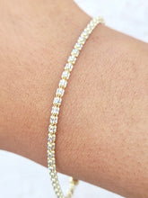 Load image into Gallery viewer, Fancy Ice Chain Bracelet - 14K Yellow Gold