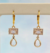 Load image into Gallery viewer, Crystal Double Drop Dangle Earrings *Limited Edition*