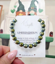 Load image into Gallery viewer, Green Blue Hematite Stacker - TJazelle