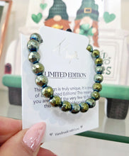 Load image into Gallery viewer, Green Blue Hematite Stacker - TJazelle