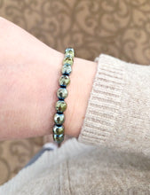 Load image into Gallery viewer, Green Blue Hematite Stacker - TJazelle
