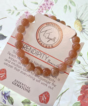 Load image into Gallery viewer, Serendipity Peach Moonstone Stacker - TJazelle *Retired*