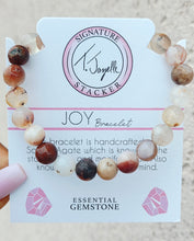 Load image into Gallery viewer, "Joy" Sakura Agate Stacker - TJazelle