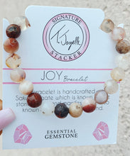 Load image into Gallery viewer, "Joy" Sakura Agate Stacker - TJazelle