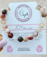 Load image into Gallery viewer, "Joy" Sakura Agate Stacker - TJazelle