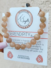 Load image into Gallery viewer, Serendipity Peach Moonstone Stacker - TJazelle *Retired*