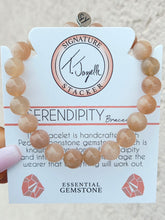 Load image into Gallery viewer, Serendipity Peach Moonstone Stacker - TJazelle *Retired*
