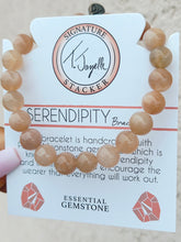 Load image into Gallery viewer, Serendipity Peach Moonstone Stacker - TJazelle *Retired*