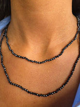 Load image into Gallery viewer, Black Spinel Necklace