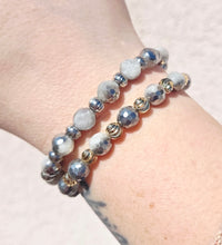 Load image into Gallery viewer, Silver Dipped Moonstone Harmony Bracelet - TJazelle