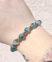 Load image into Gallery viewer, Teal White Jade Harmony Bracelet - TJazelle