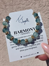 Load image into Gallery viewer, Teal White Jade Harmony Bracelet - TJazelle