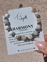 Load image into Gallery viewer, White Natural Agate Harmony Bracelet - TJazelle