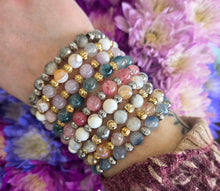 Load image into Gallery viewer, White Natural Agate Harmony Bracelet - TJazelle
