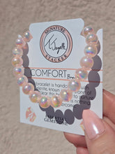 Load image into Gallery viewer, "Comfort" Pink Selenite Cats Eye Stacker - TJazelle