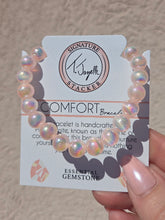 Load image into Gallery viewer, "Comfort" Pink Selenite Cats Eye Stacker - TJazelle