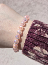 Load image into Gallery viewer, "Comfort" Pink Selenite Cats Eye Stacker - TJazelle