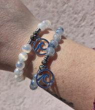 Load image into Gallery viewer, Wave Silver Charm Bracelet - TJazelle