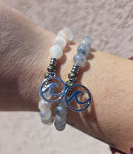 Load image into Gallery viewer, Wave Silver Charm Bracelet - TJazelle