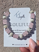 Load image into Gallery viewer, Rose Quartz Beige Jade Soulful Bracelet - TJazelle