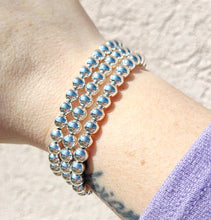 Load image into Gallery viewer, Good Energy Hematite Stacker - TJazelle HELP Bracelet