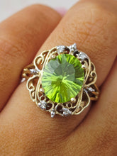 Load image into Gallery viewer, Vintage Peridot Ring - Estate