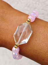 Load image into Gallery viewer, Pink Selenite w/Crystal Center Exclusive - TJazelle &amp; Marie's