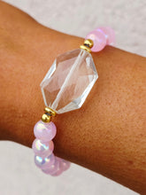 Load image into Gallery viewer, Pink Selenite w/Crystal Center Exclusive - TJazelle &amp; Marie's