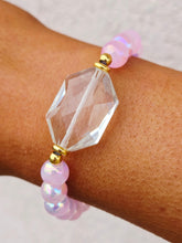 Load image into Gallery viewer, Pink Selenite w/Crystal Center Exclusive - TJazelle &amp; Marie's