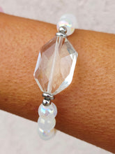 Load image into Gallery viewer, White Selenite w/Crystal Center Exclusive - TJazelle &amp; Marie's
