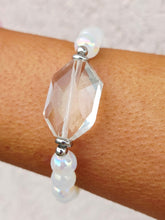 Load image into Gallery viewer, White Selenite w/Crystal Center Exclusive - TJazelle &amp; Marie's